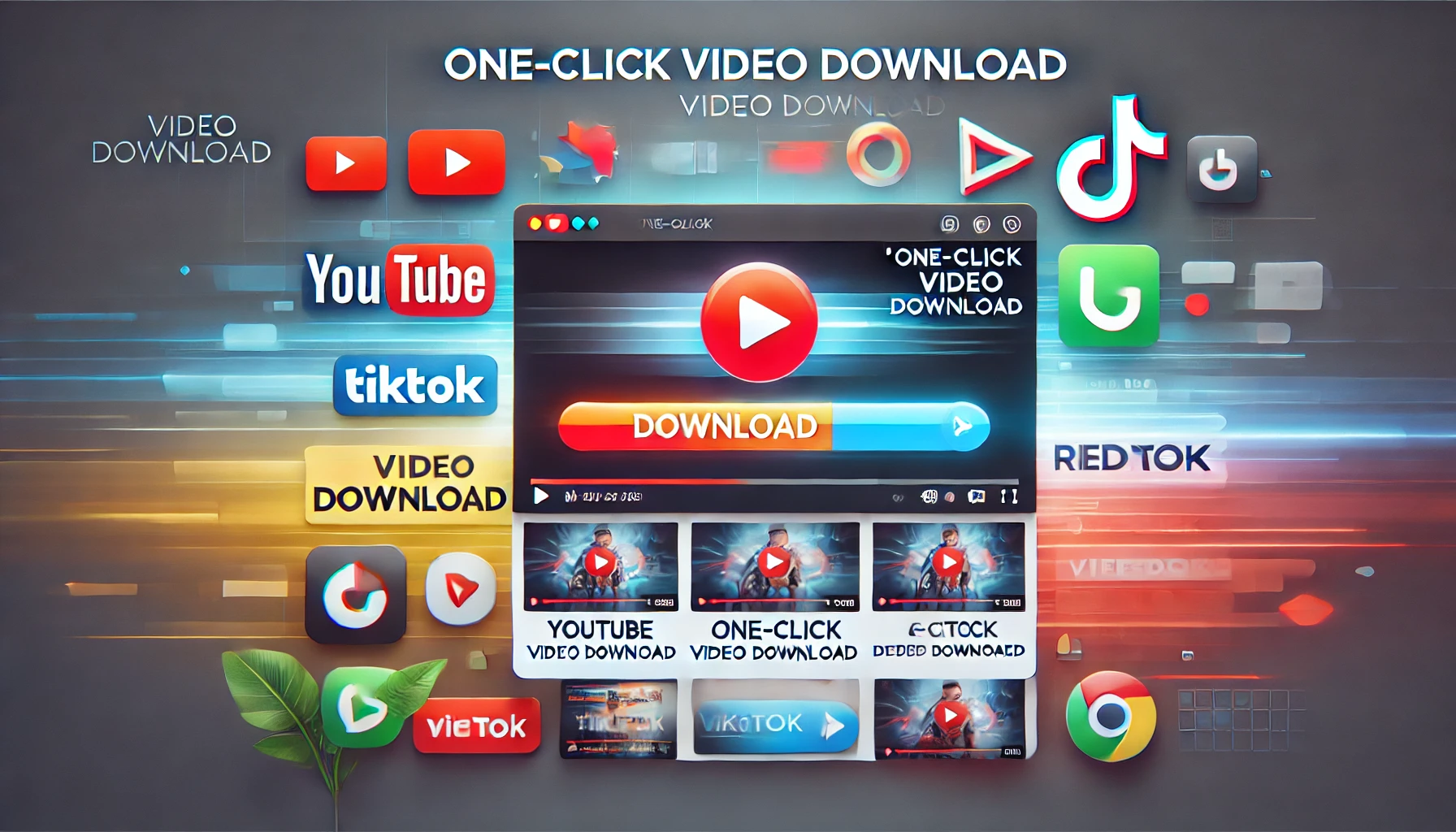 One-Click Video Download